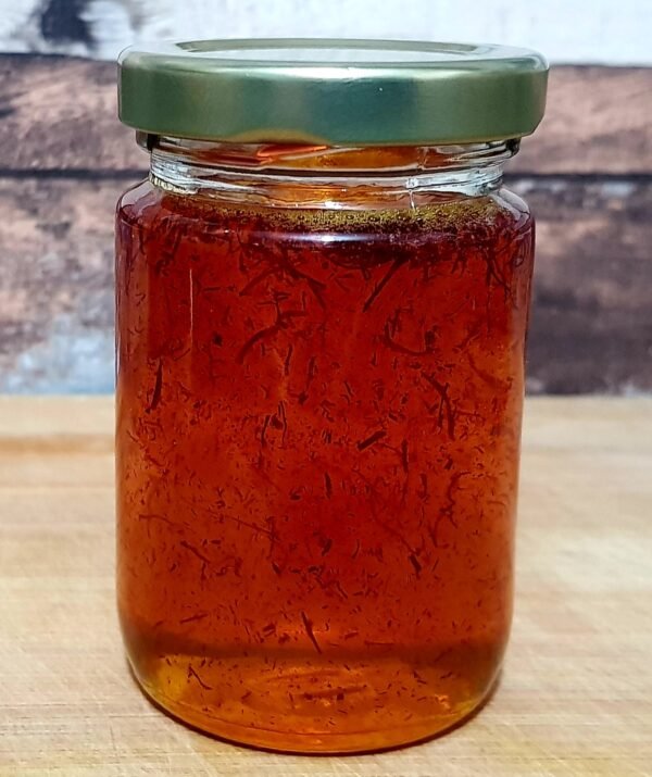 Saffron Honey jar